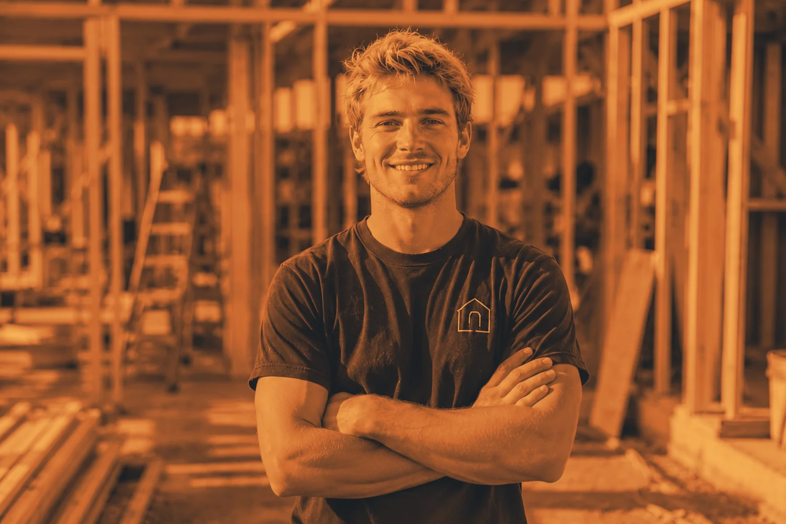 Australian tradie on the tools